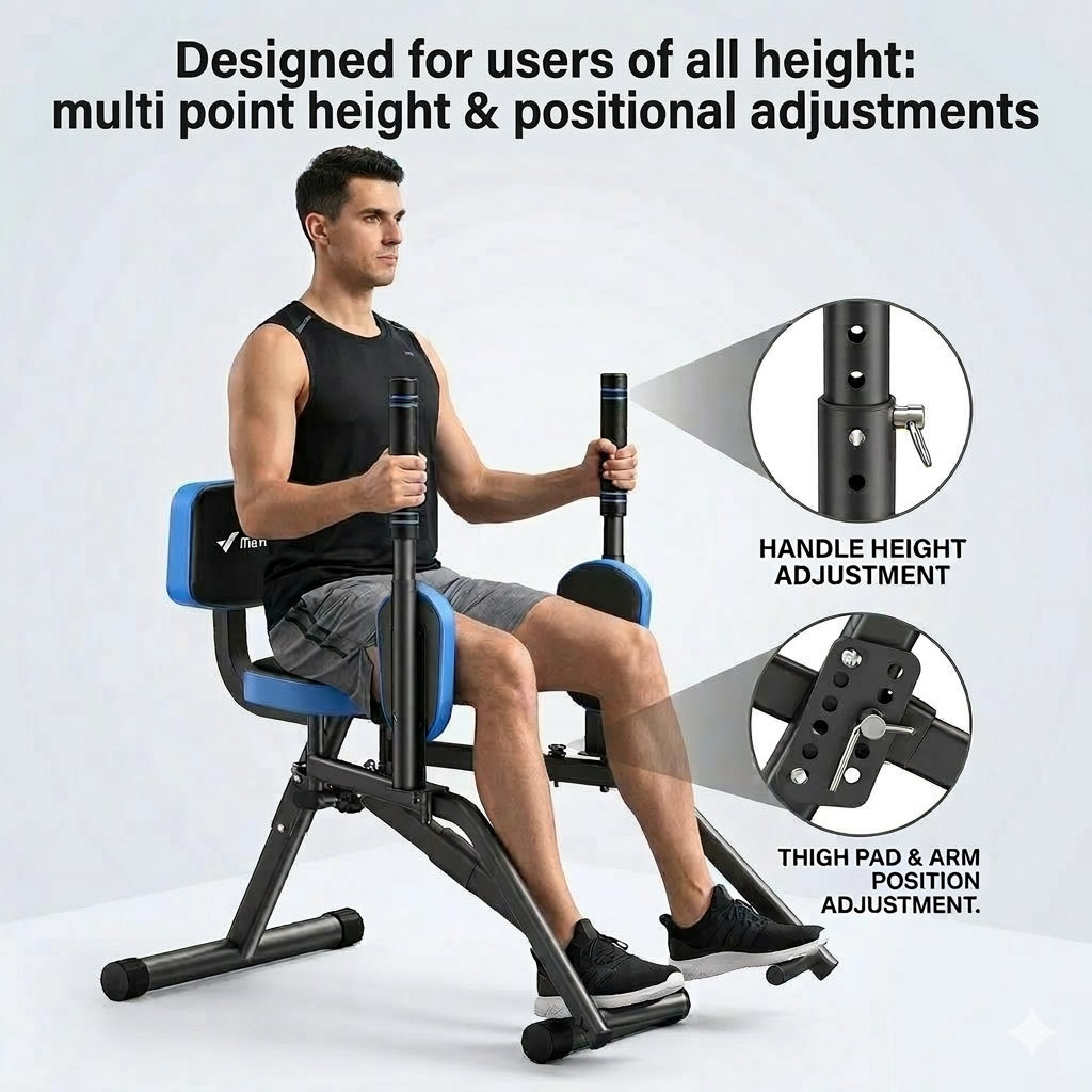 Adjustable Hip Abductor Machine
