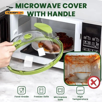 SteamKeeper Microwave Steam Splatter Cover