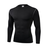 Black Long-Sleeve Compression Shirt