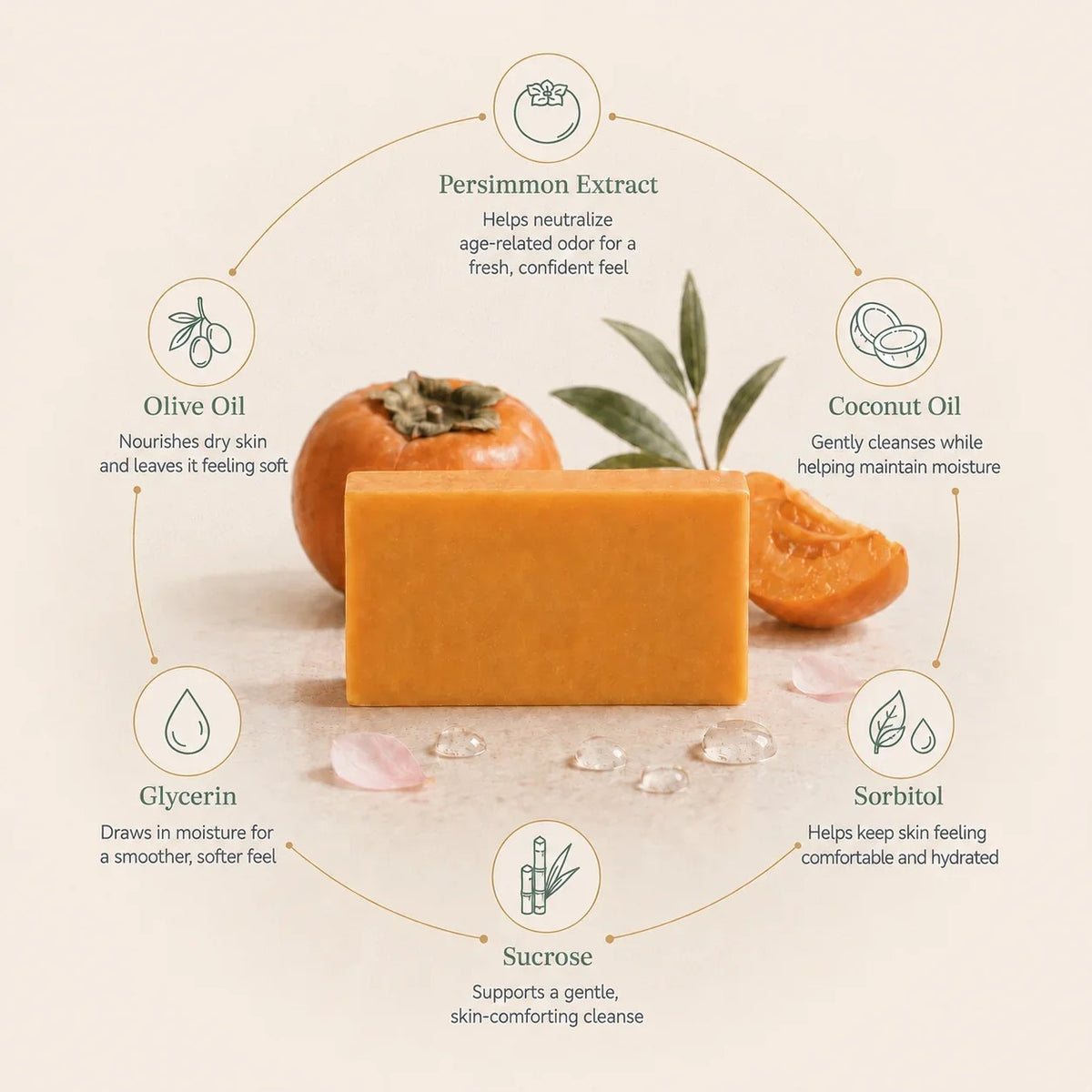 Japanese Persimmon Soap